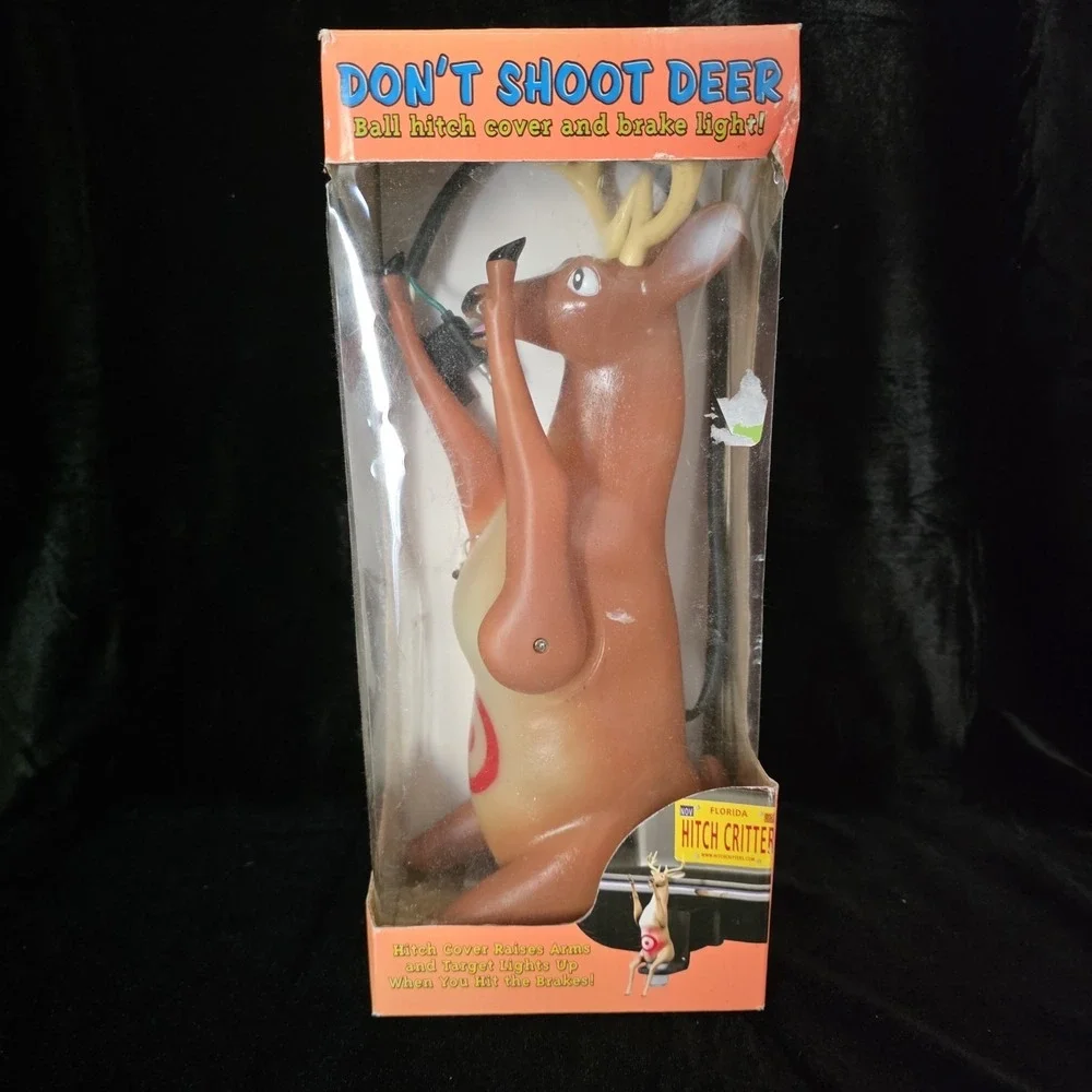 Don't Shoot Deer Ball Hitch Cover Brake Light Funny Hunter Gift
